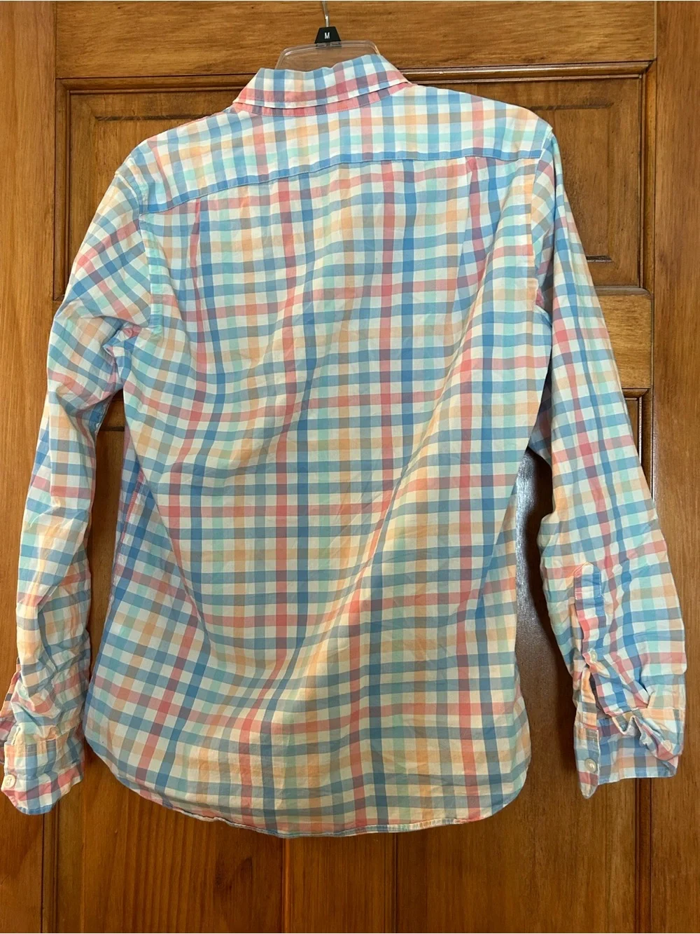 J. Crew Multicolor Pastel Plaid Button-Down Shirt - Blue, Pink, Cream, Yellow